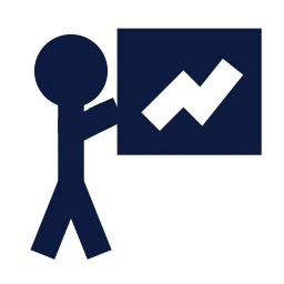 Teacher icon, Sharp Solid style