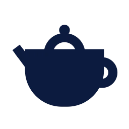 Teapot icon, Sharp Solid style