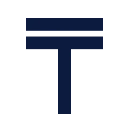 Tenge sign icon, Sharp Solid style