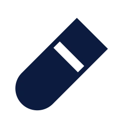Test tube icon, Sharp Solid style