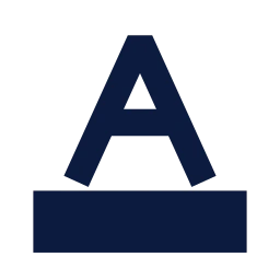 Text color icon, Sharp Solid style