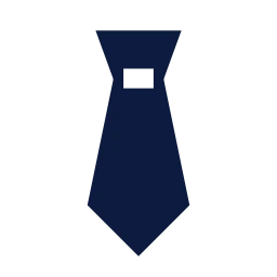 Tie icon, Sharp Solid style