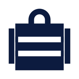 Tiffin box icon, Sharp Solid style