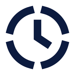Time lapse icon, Sharp Solid style