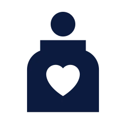 Tip jar icon, Sharp Solid style