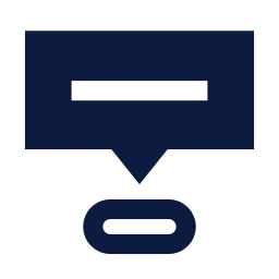 Tooltip icon, Sharp Solid style