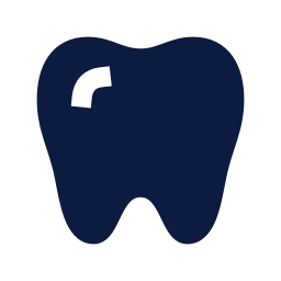 Tooth icon, Sharp Solid style