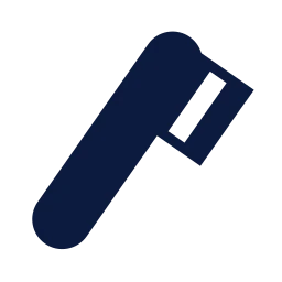 Toothbrush icon, Sharp Solid style