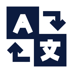 Translate icon, Sharp Solid style