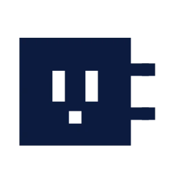 Travel adapter icon, Sharp Solid style
