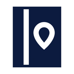 Travel guidebook icon, Sharp Solid style