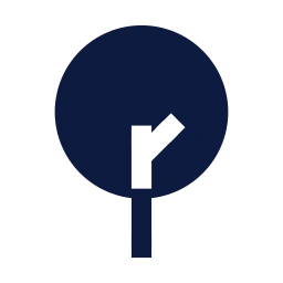 Tree icon, Sharp Solid style