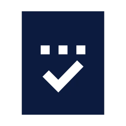 Two factor icon, Sharp Solid style