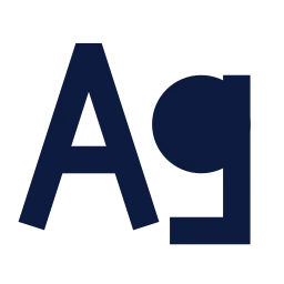 Typeface icon, Sharp Solid style