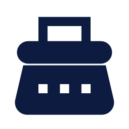 Typewriter icon, Sharp Solid style