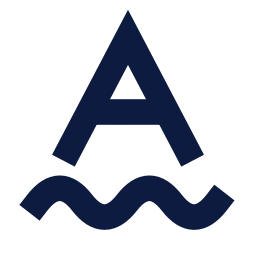 Underline wavy icon, Sharp Solid style