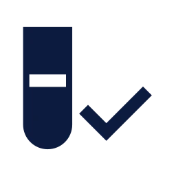 Unit test icon, Sharp Solid style