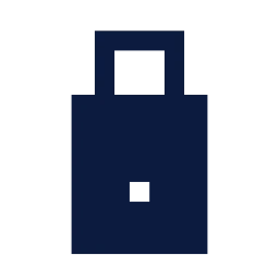 Usb stick icon, Sharp Solid style