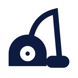 Vacuum icon, Sharp Solid style