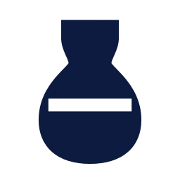 Vase icon, Sharp Solid style