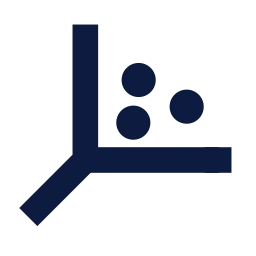 Vector embedding icon, Sharp Solid style