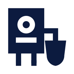Ventilator icon, Sharp Solid style
