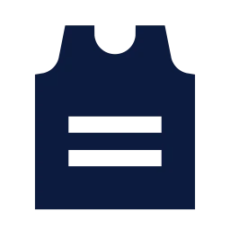 Vest armor icon, Sharp Solid style