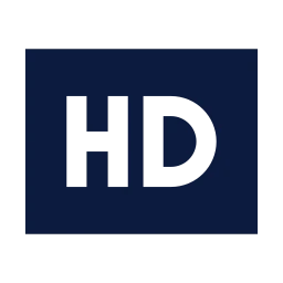 Video hd icon, Sharp Solid style