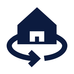 Virtual tour icon, Sharp Solid style
