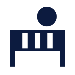 Volleyball net icon, Sharp Solid style