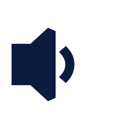 Volume low icon, Sharp Solid style