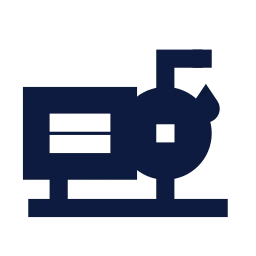 Water pump icon, Sharp Solid style