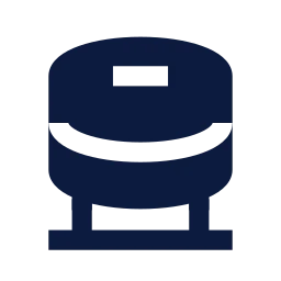 Water tank icon, Sharp Solid style