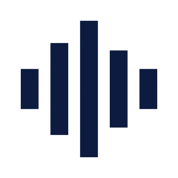 Waveform icon, Sharp Solid style