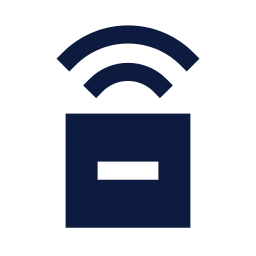 Wifi extender icon, Sharp Solid style