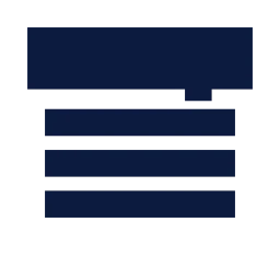 Window blinds icon, Sharp Solid style
