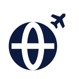 World travel icon, Sharp Solid style