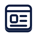 Blog post icon, Slab style