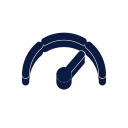 Bmi meter icon, Slab style