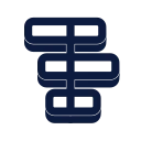 Chart butterfly icon, Slab style