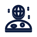 Earthrise icon, Slab style
