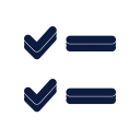 List check icon, Slab style