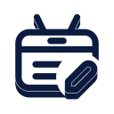 Name tag edit icon, Slab style