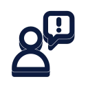 Public grievance icon, Slab style