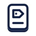 Trademark filing icon, Slab style