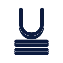 Underline double icon, Slab style