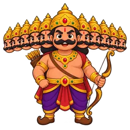 Cute Ravan AI sticker