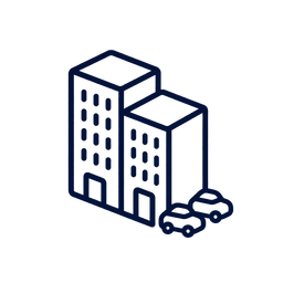 Angled City Block AI icon