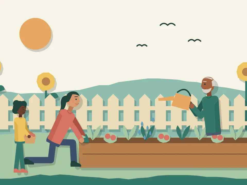 Growing locally illustration