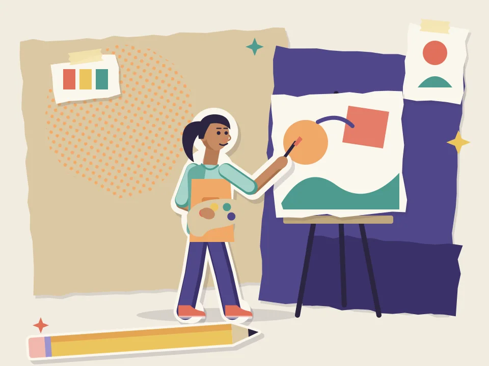Work in progress illustration